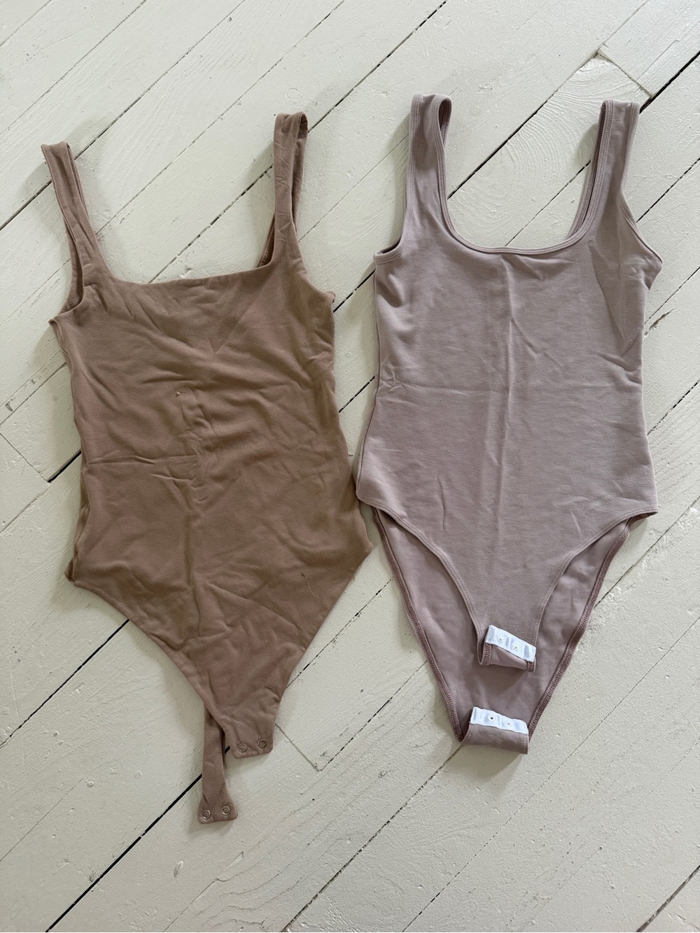 Altar'd State and New Look Women's Bodysuit Duo in Brown and tan